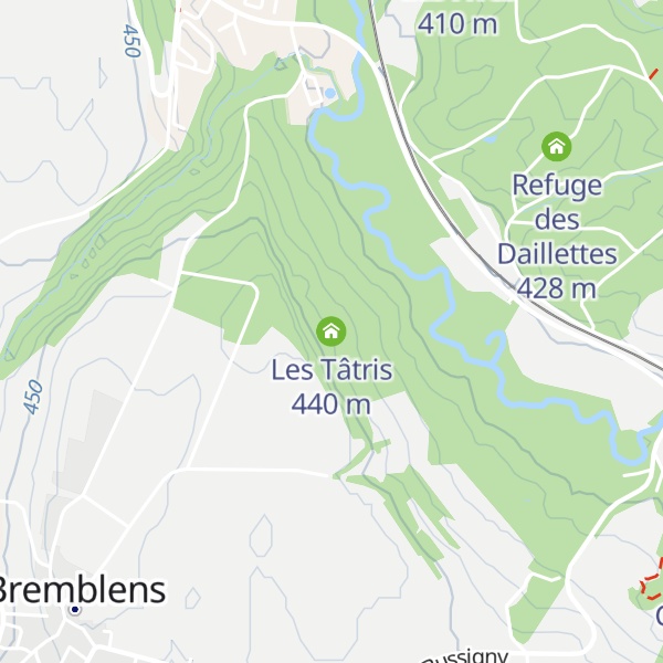 Map of Les Tâtris