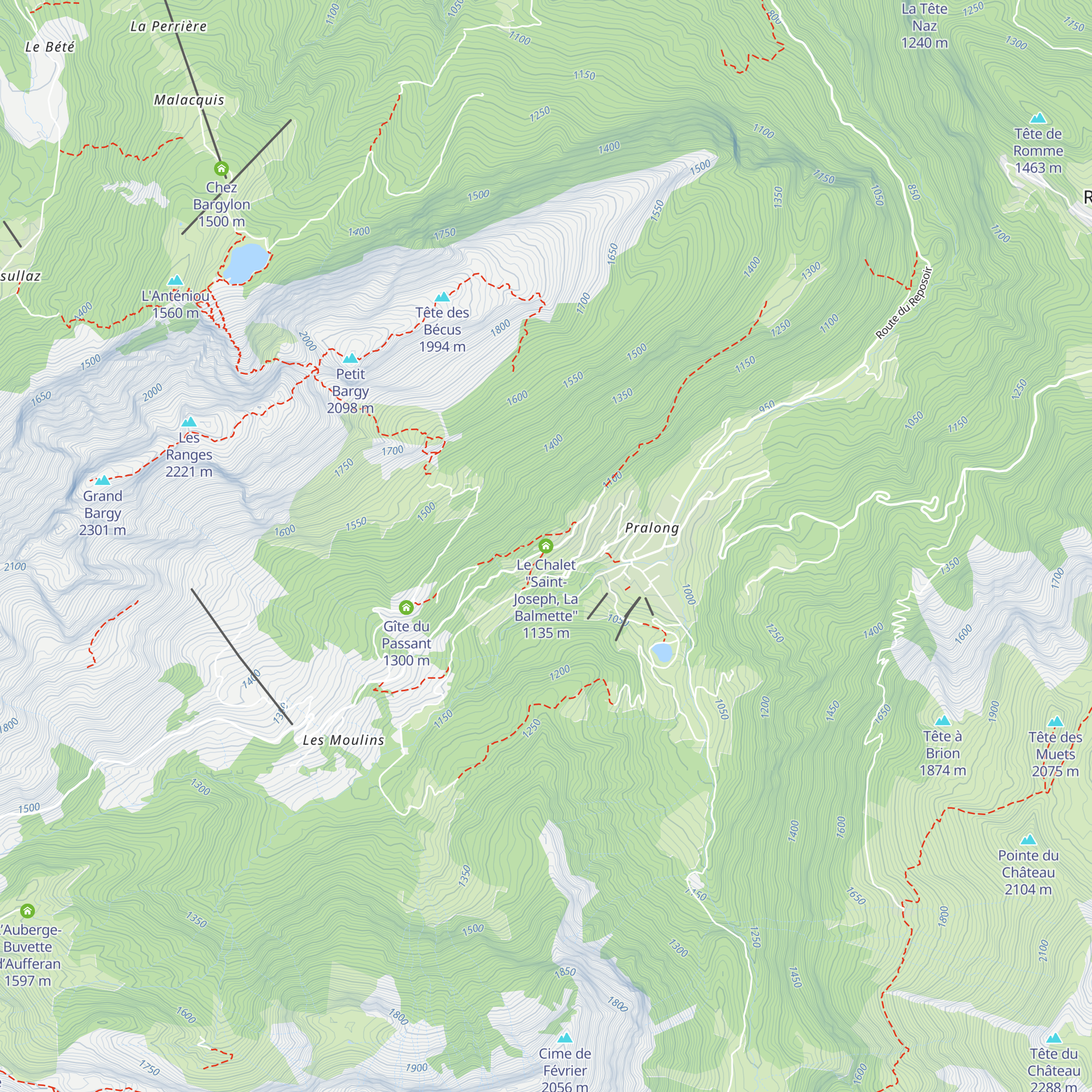 Le Chalet "Saint-Joseph, La Balmette" map
