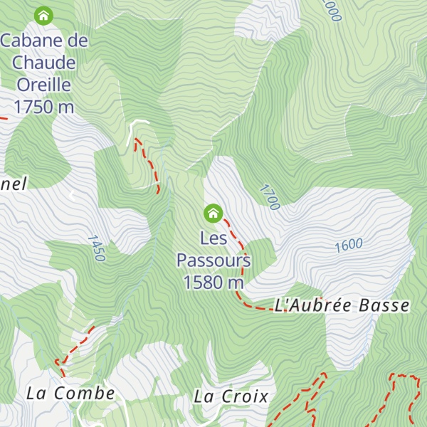 Map of Les Passours