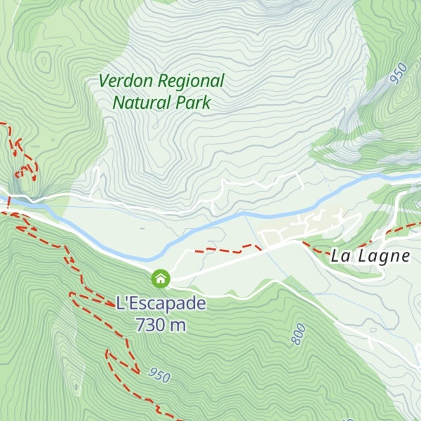 Map of Mas Du Verdon