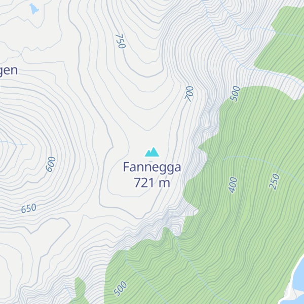 Map of Fannegga