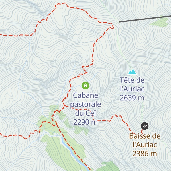 Map of Cabane pastorale du Ceï