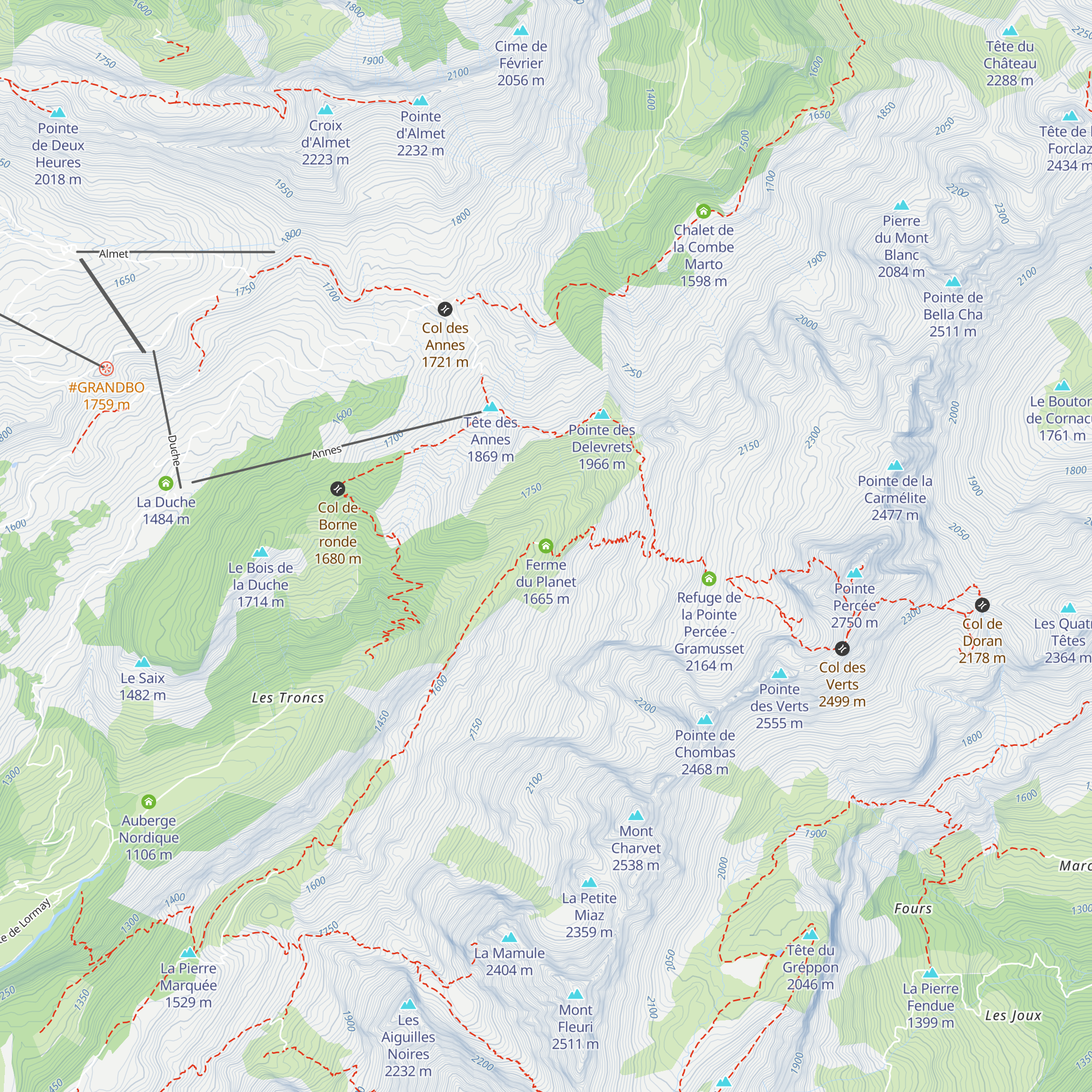 Ferme du Planet map