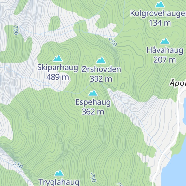Map of Espehaug
