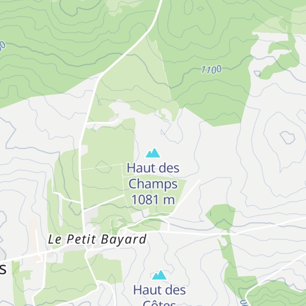Map of Haut des Champs
