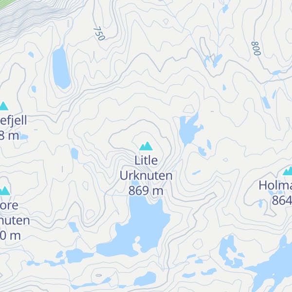 Map of Litle Urknuten