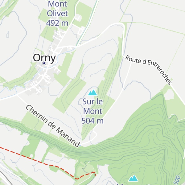Map of Sur le Mont