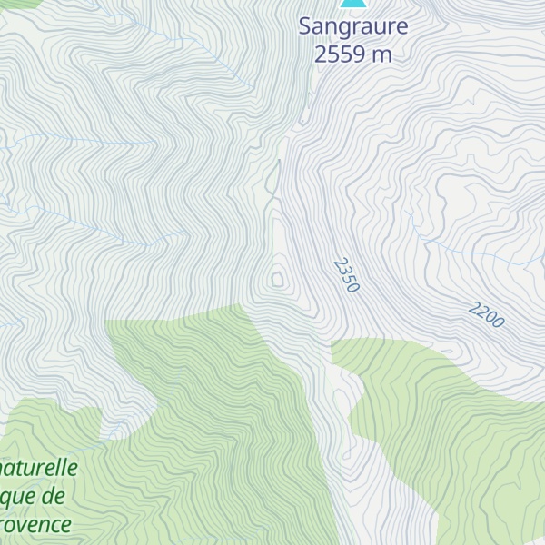 Map of Le Mourre de Simance