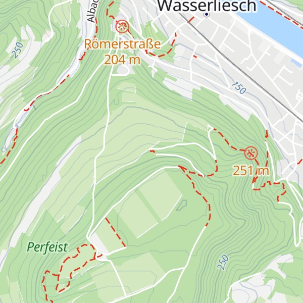 Map of Grillhütte Wasserliesch