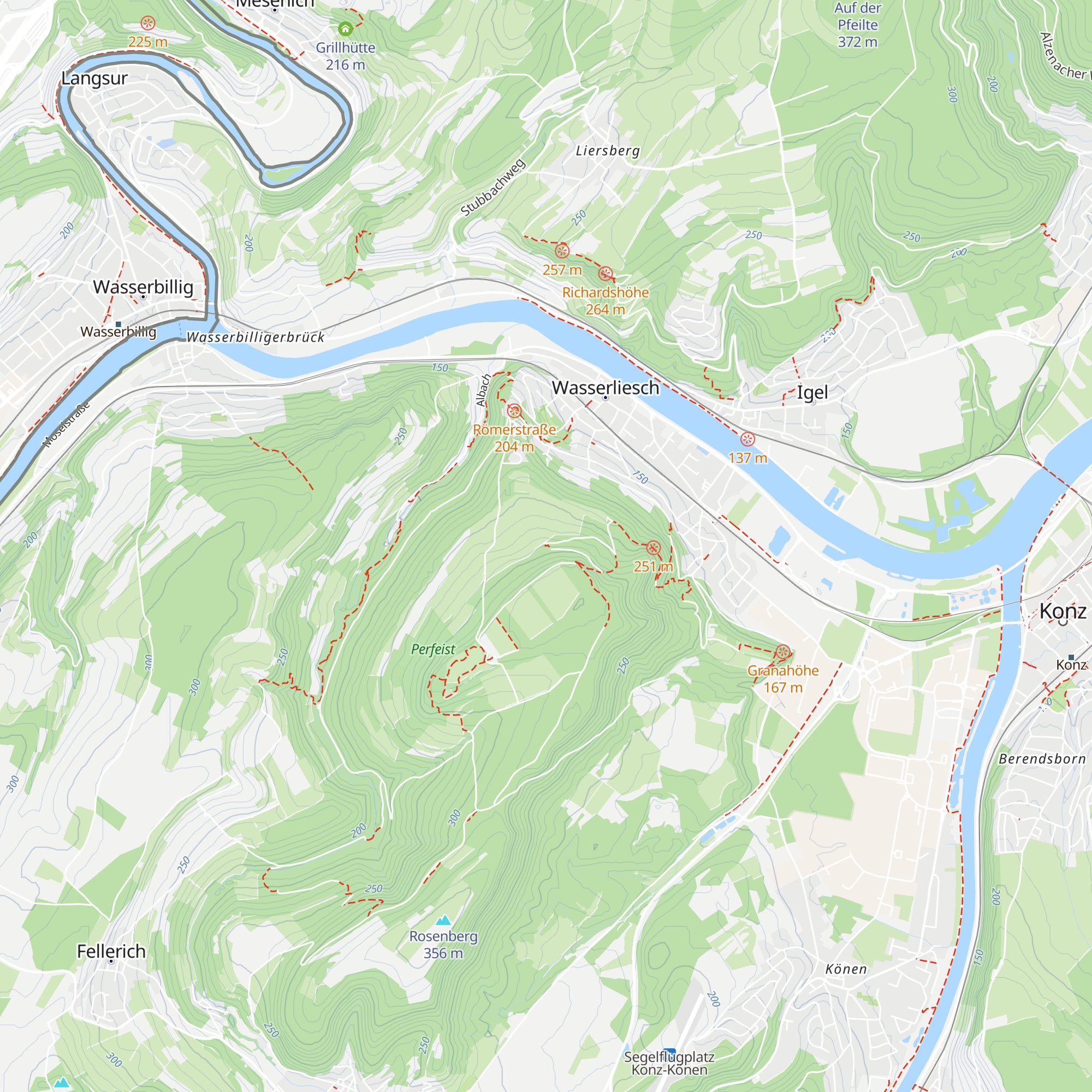 Grillhütte Wasserliesch map