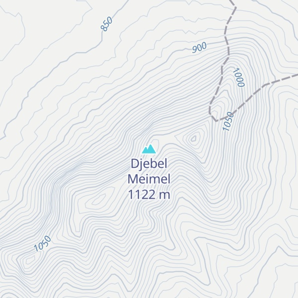Map of Djebel Meimel