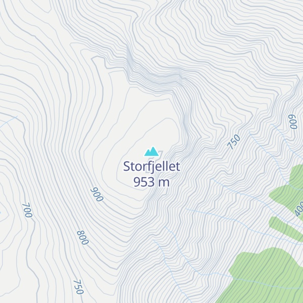 Map of Storfjellet