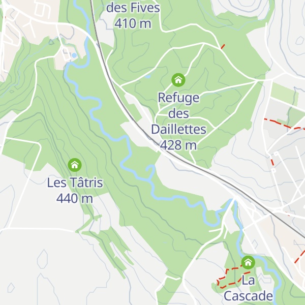 Map of Le Ranch