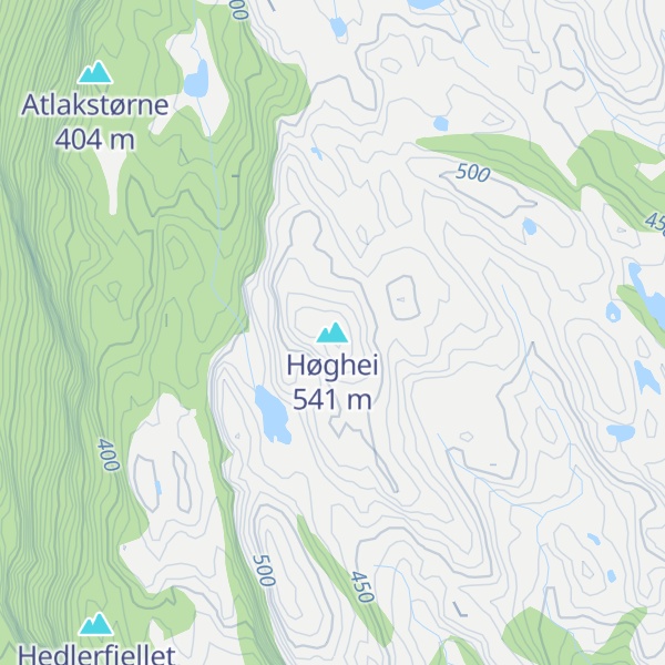 Map of Høghei
