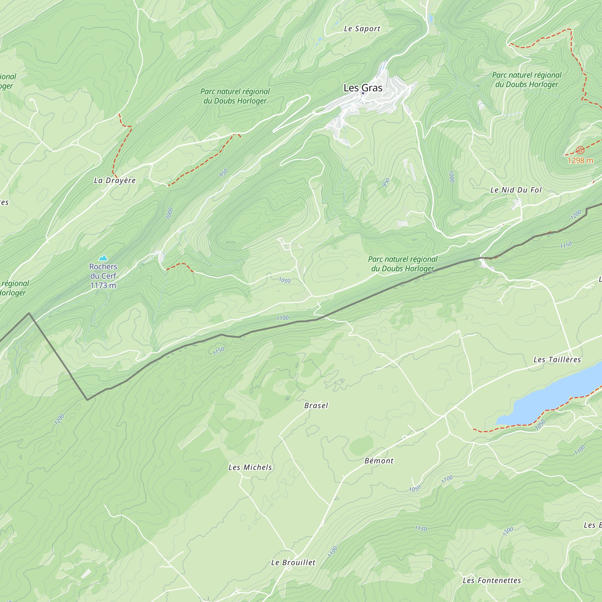 Gîte d'étape Relais Equestre Les Seignes map