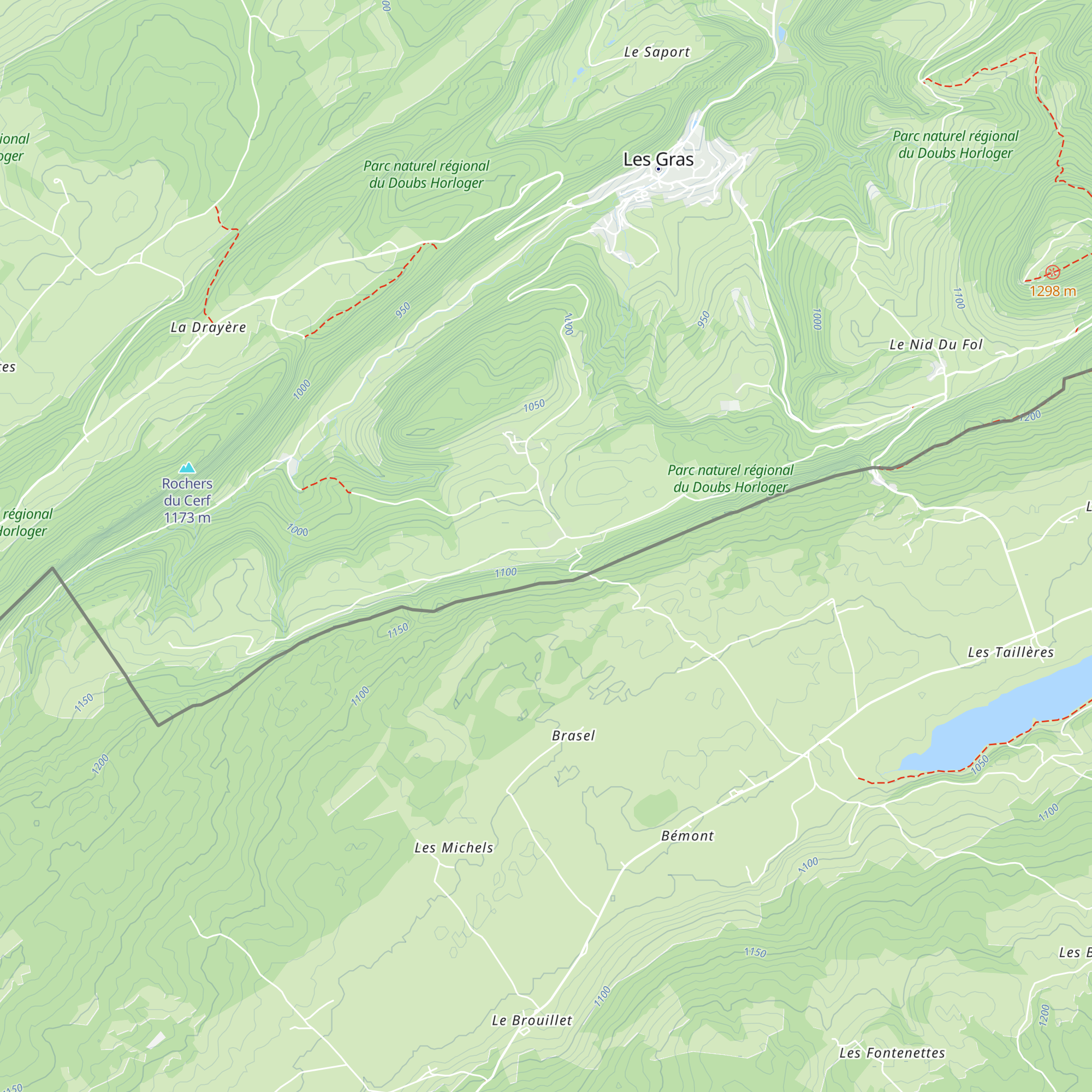 Gîte d'étape Relais Equestre Les Seignes map