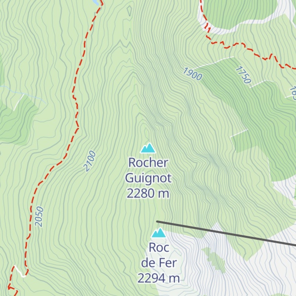 Map of Rocher Guignot