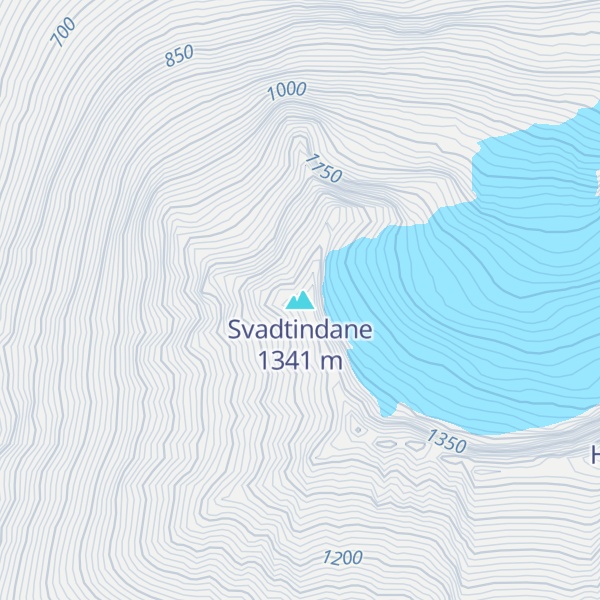 Map of Svadtindane