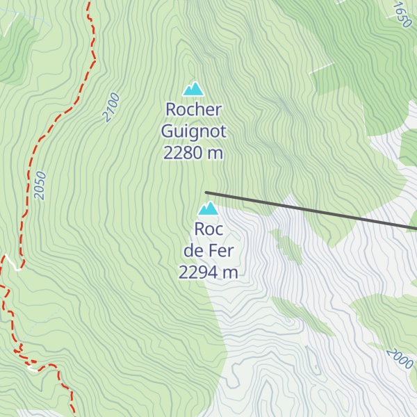 Map of Roc de Fer
