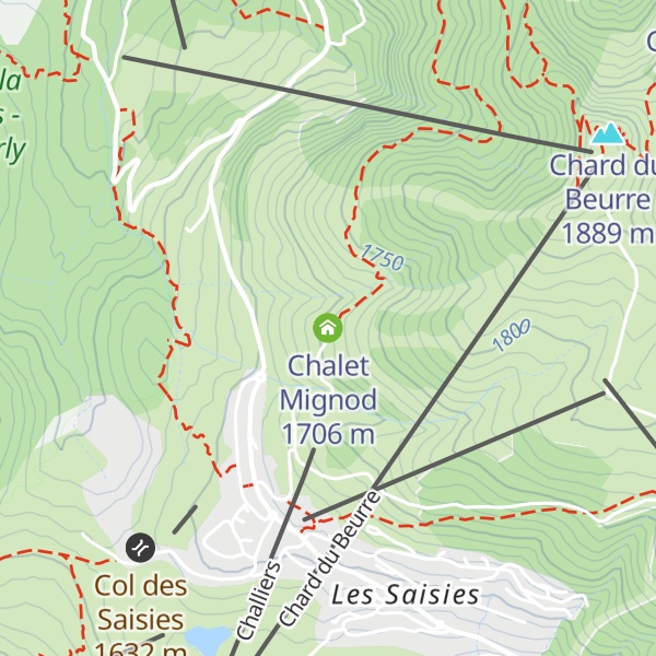 Map of Chalet Mignod