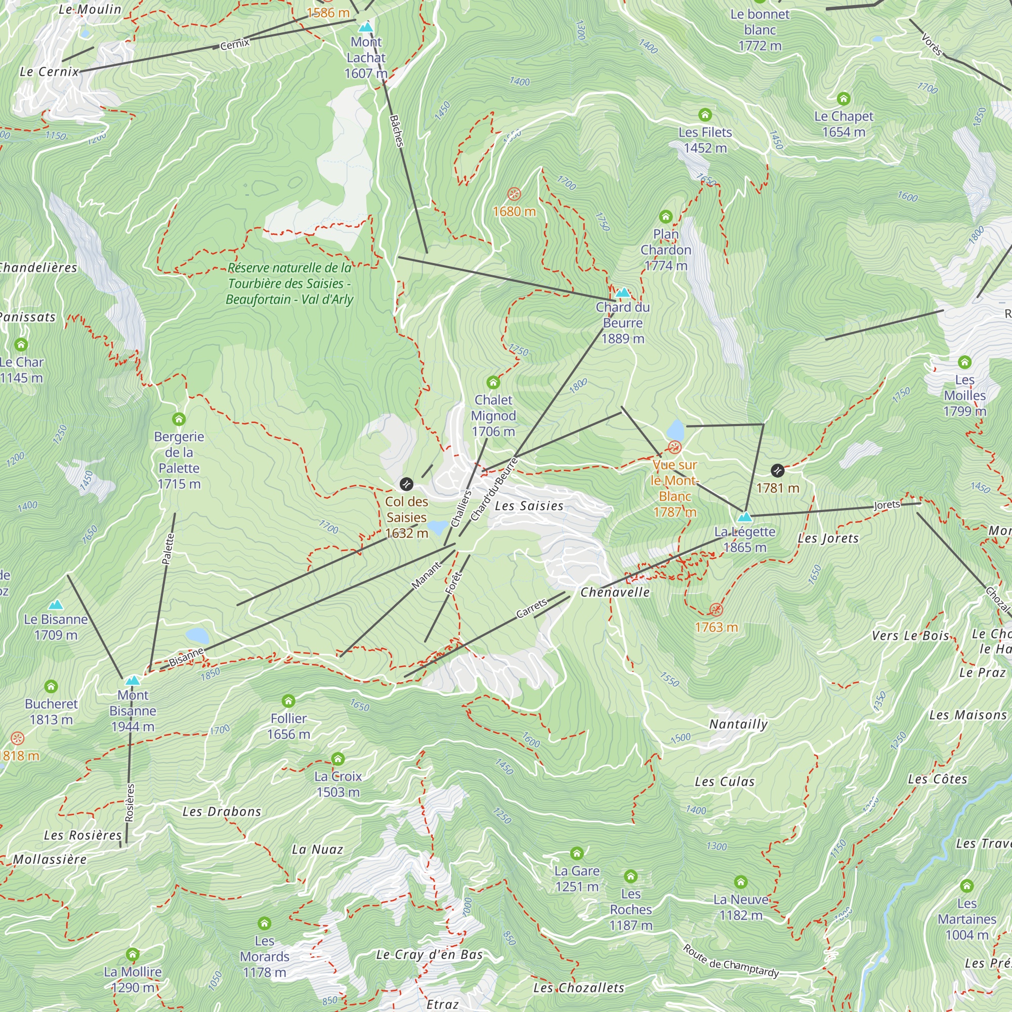 Le Chavan map