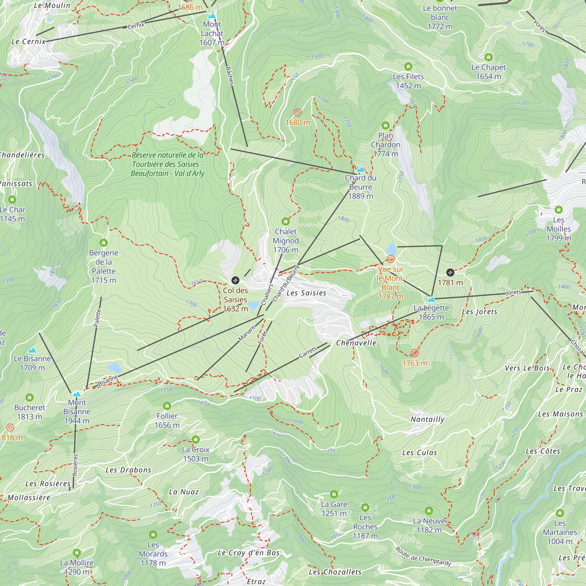 Le Chavan map
