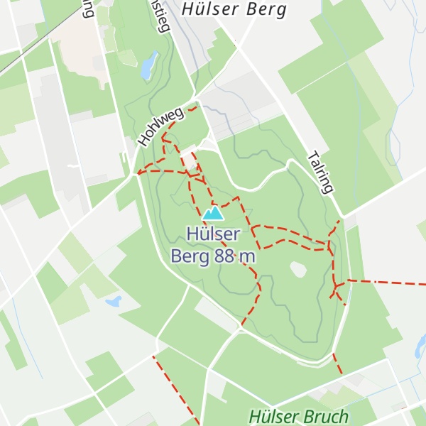 Map of Hülser Berg