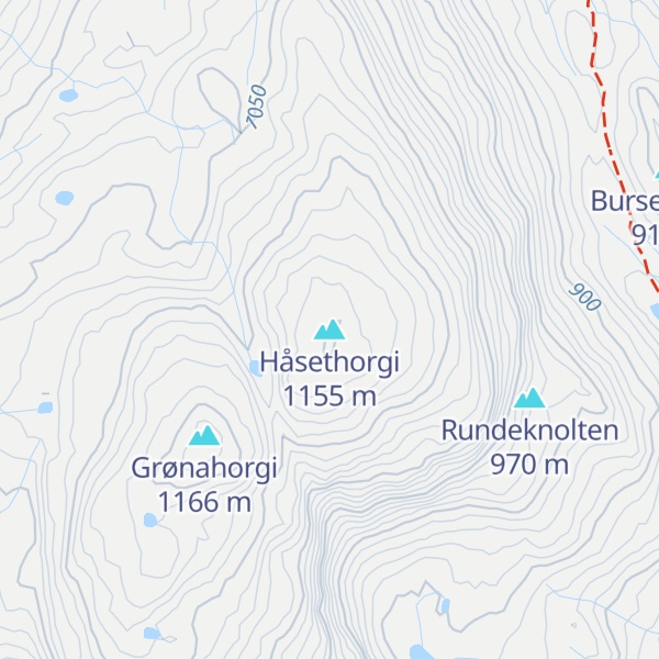 Map of Håsethorgi