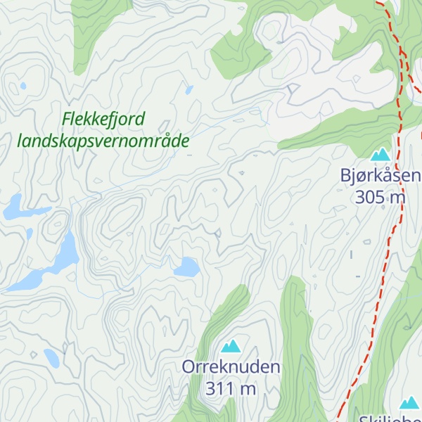 Map of Øvre Stoa