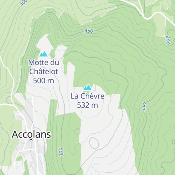 Map of La Chèvre