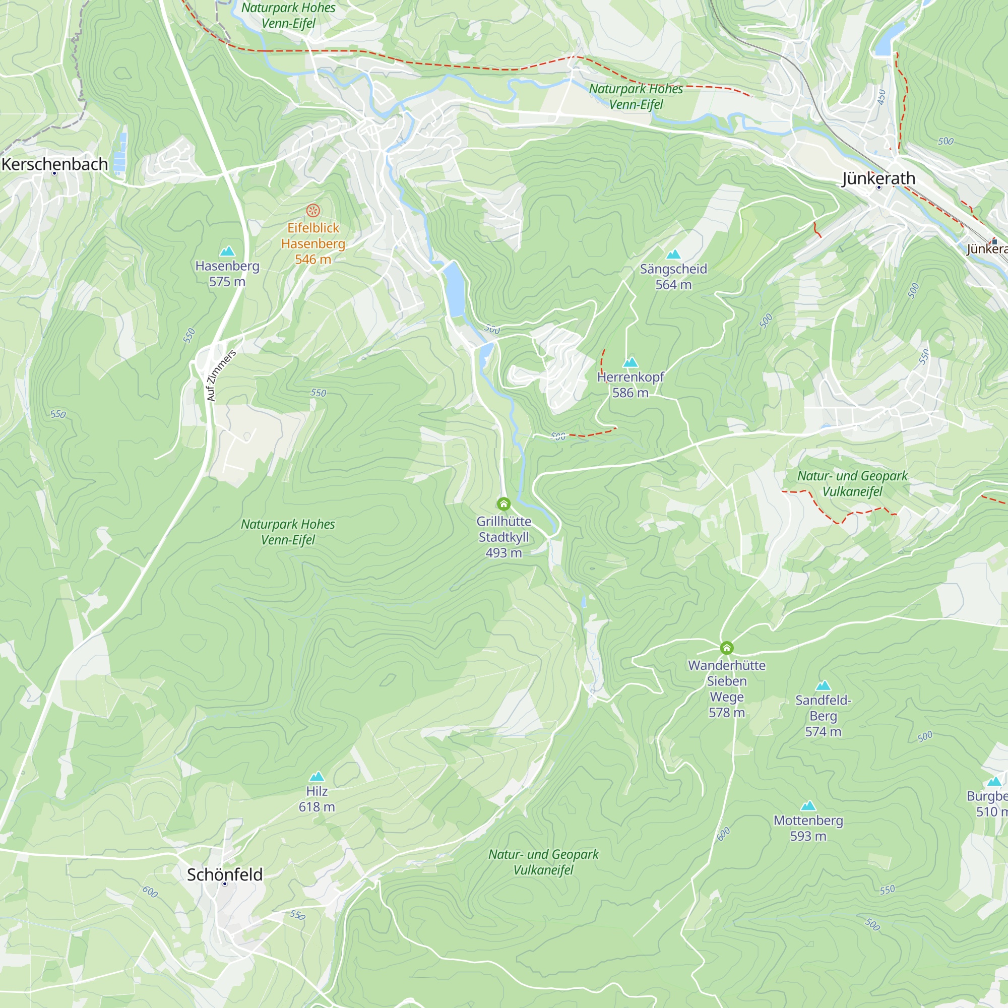 Grillhütte Stadtkyll map