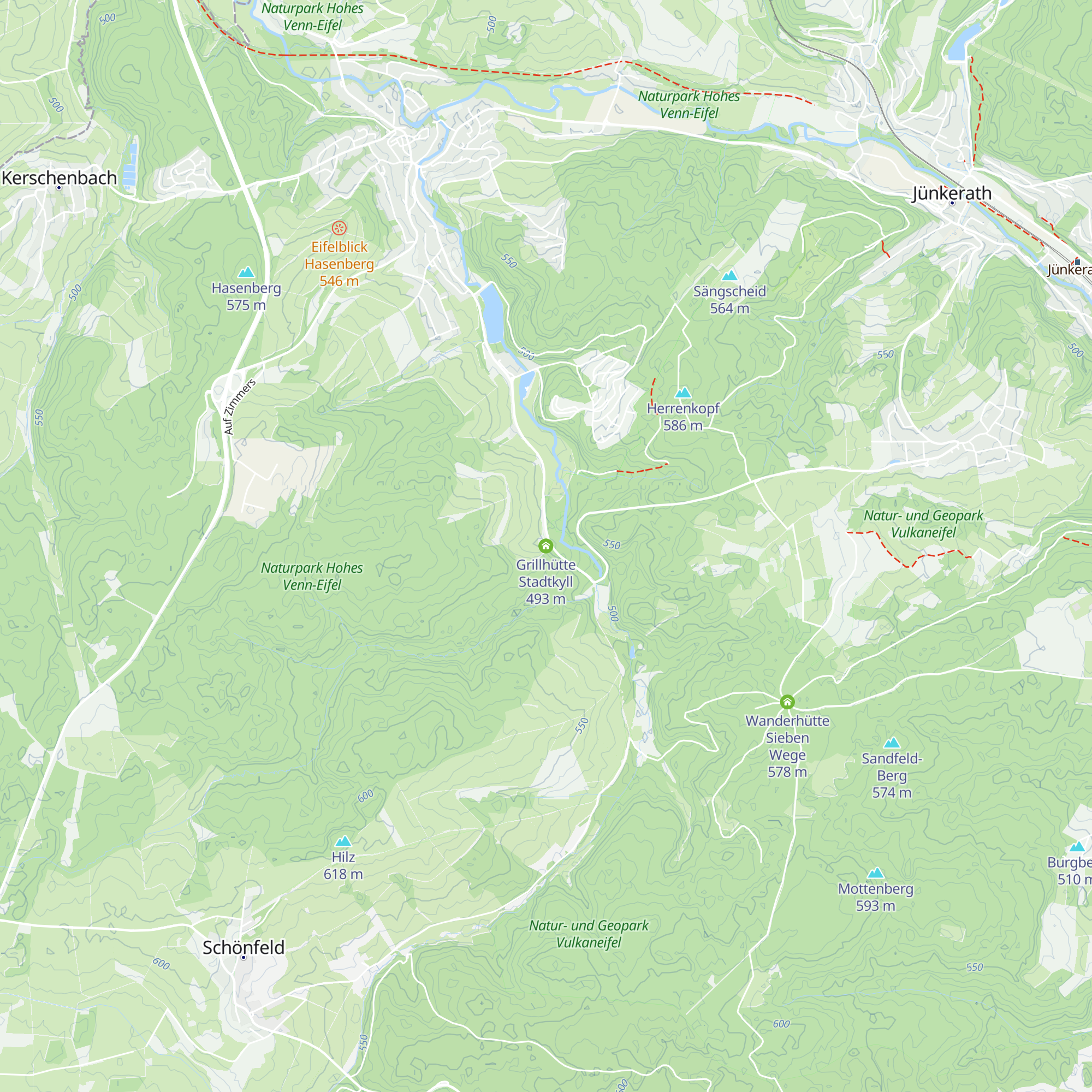Grillhütte Stadtkyll map