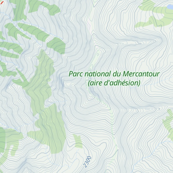 Map of Mourre Gros