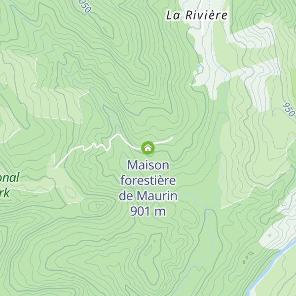 Map of Maison forestière de Maurin