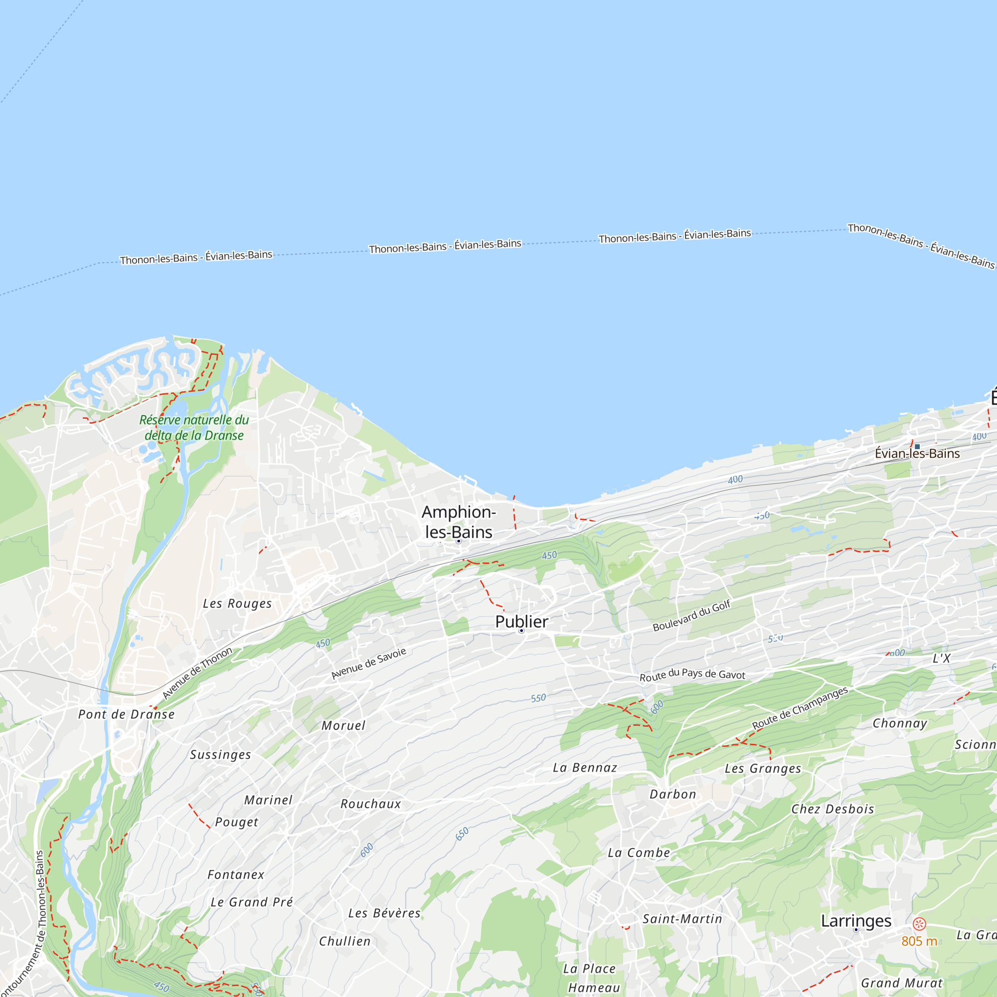 Publier tourisme map