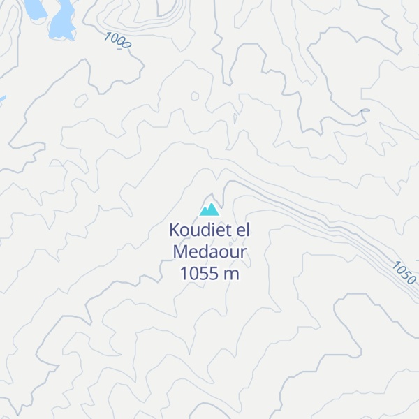 Map of Koudiet el Medaour