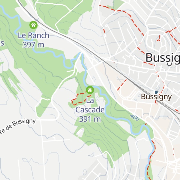Map of La Cascade