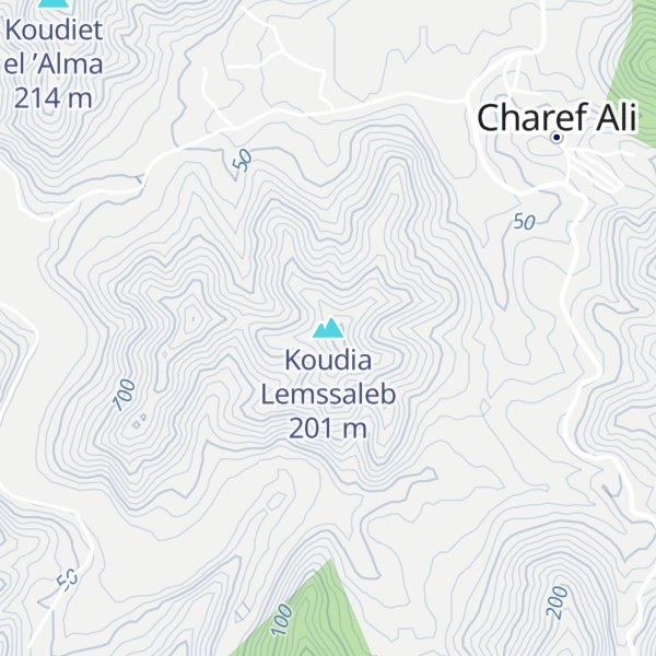 Map of Koudia Lemssaleb