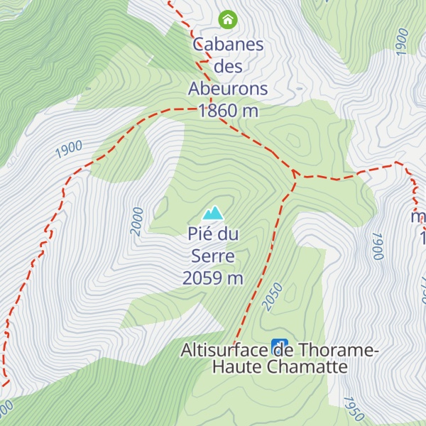 Map of Pié du Serre