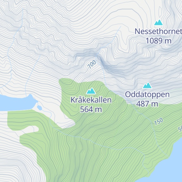 Map of Kråkekallen