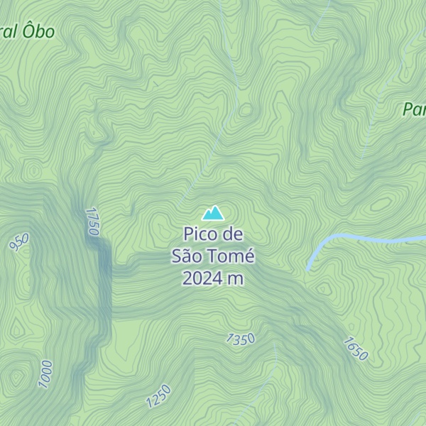 Map of Pico de São Tomé