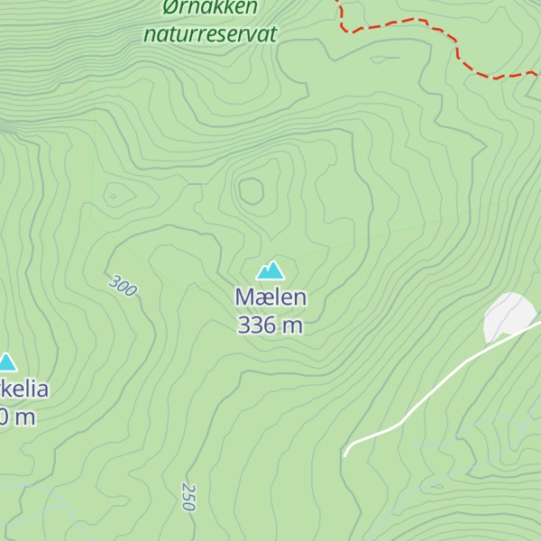 Map of Mælen