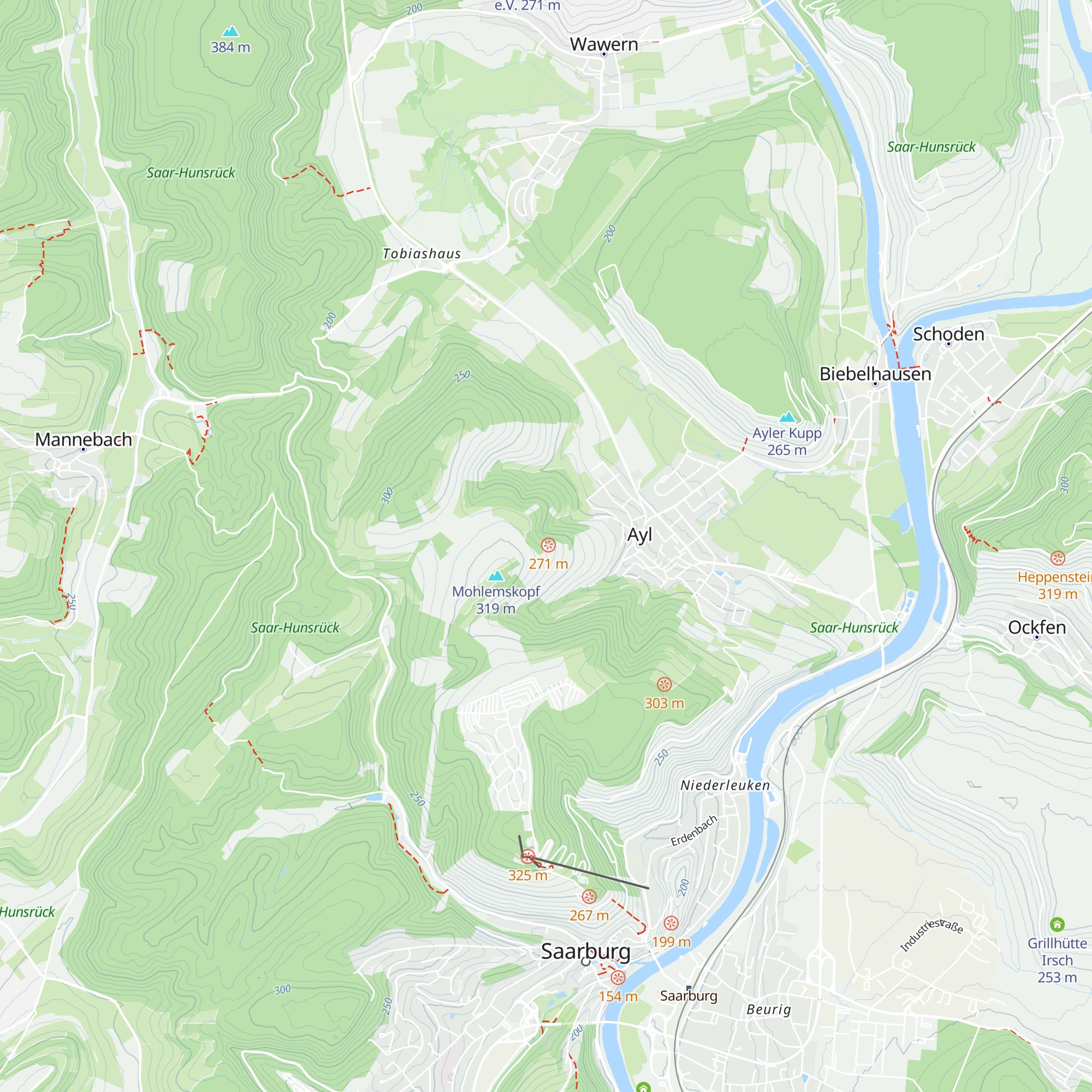 Grillhütte Ayl map