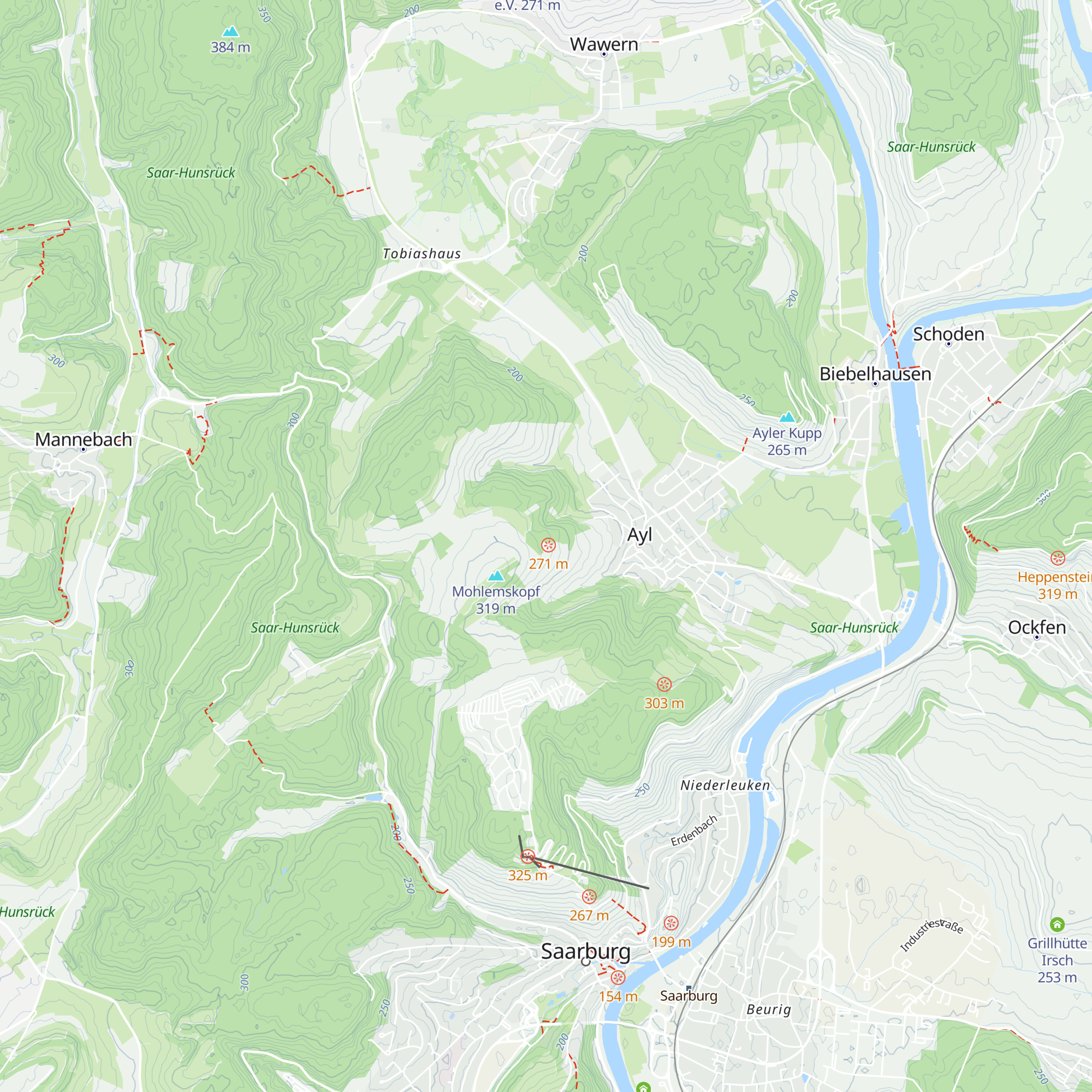 Grillhütte Ayl map
