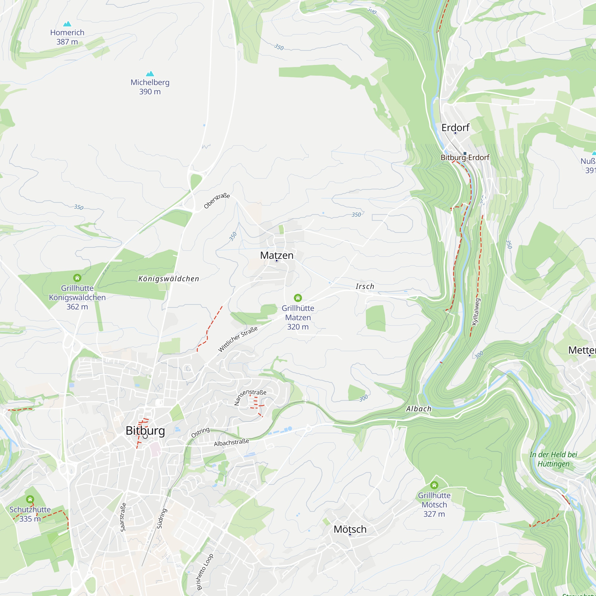 Grillhütte Matzen map
