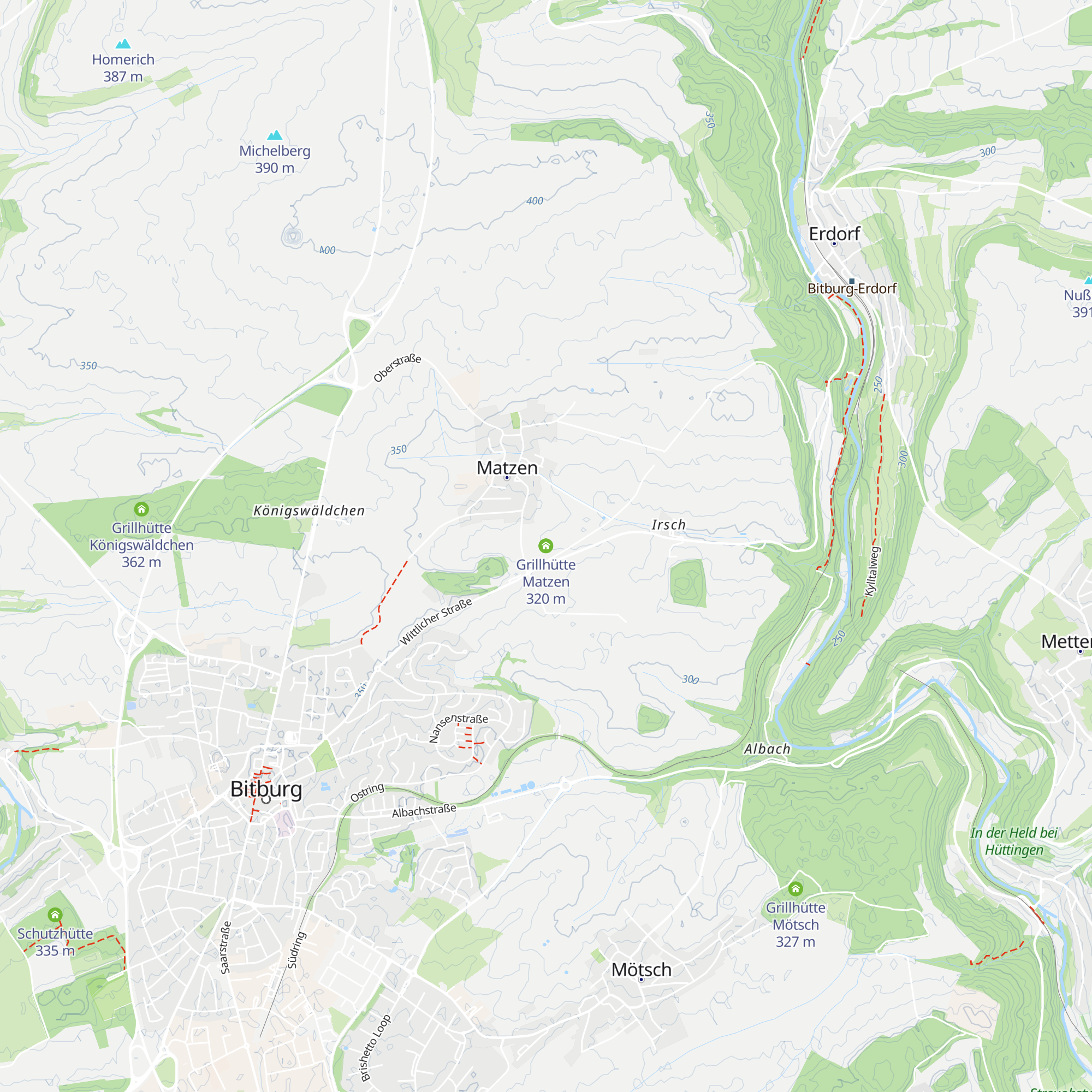Grillhütte Matzen map