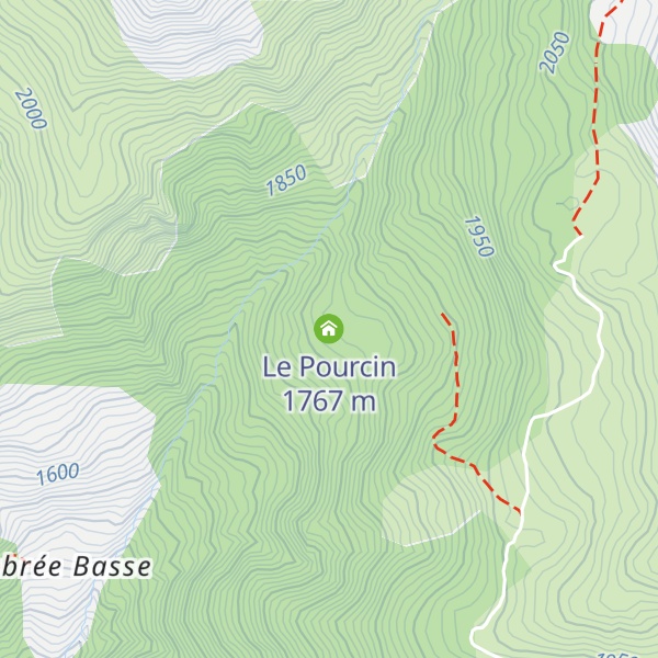 Map of Le Pourcin