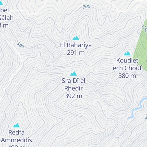 Map of Sra Dî el Rhedir
