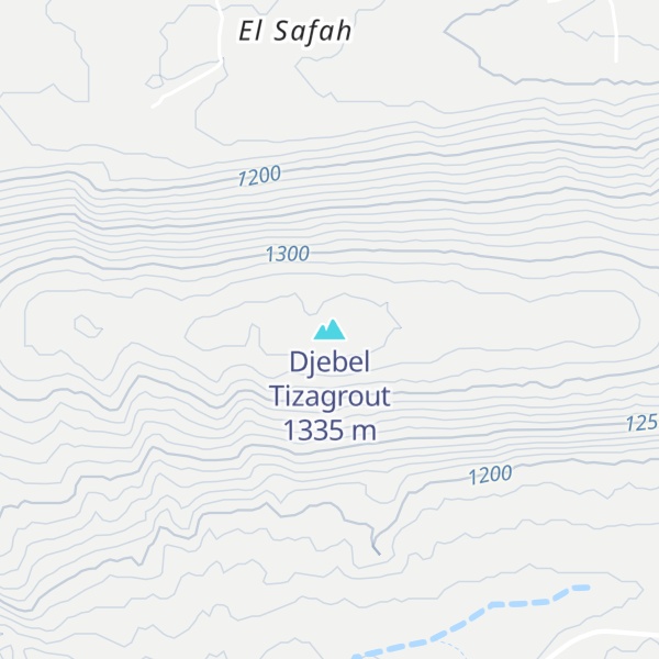 Map of Djebel Tizagrout