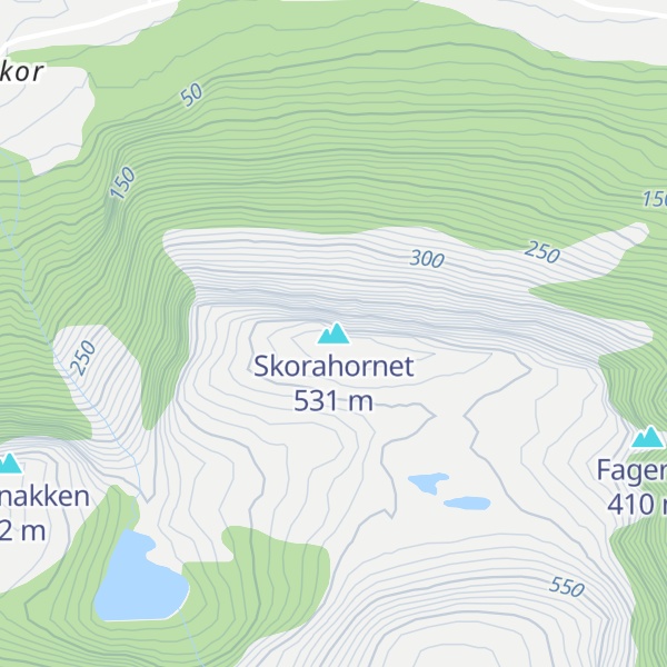 Map of Skorahornet